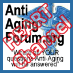 Get Anti-Aging empowered join AntiagingForum-org. Now, 25 Twitter channels/100 forums and AntiAging Chat. Live Healthy:Live Longer. Don’t be left behind. Visit.