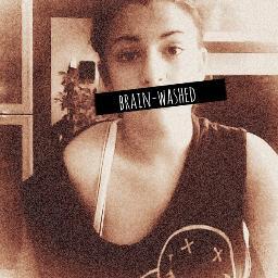 Crazy messed up girl . awkward . fangirl . stupid .