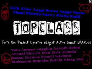 TOPCLASS5's profile picture. Perbedaan tempat, jarak, waktu dan keadaan takkan pernah menghapus semua kenangan yg ada | mameee gaul mamee nurmutmainah