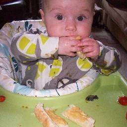 Breastfeeding mum sharing breastmilk recipes for baby