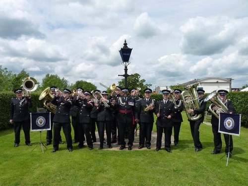 We are the West Midlands Police Brass Band