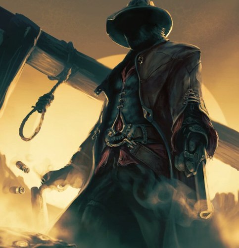 Some call me an outlaw. Some call me a demon. Some even call me the reaper. Im whateva the hell ya wanna believe. Just make sure you ain't on the list. [OC]