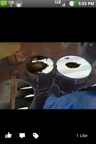 I love my talent as a drummer it's a gift that god gave me and i will never let go..