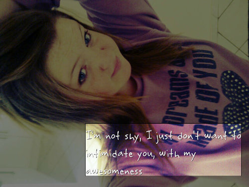 Its all me bebe ;)