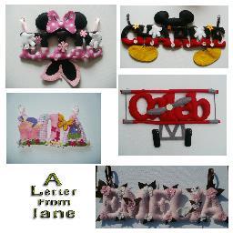 The wonderful world of bespoke handcrafted name chains, personalised hanging letters and beautifully crafted gifts