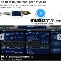 SynthMaster voted #1 and SynthMaster One voted #4 in MusicRadar's 