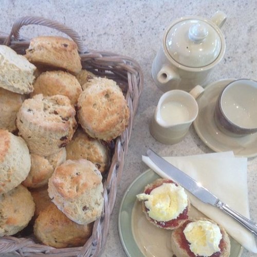 Cornish Produce Home Cooked Food Located at the Goonhavern Garden Centre Roddas Cream Teas Daily Specials Ample Parking