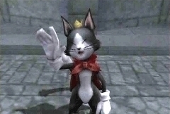 Woo-hoo! M'name's Cait Sith! Master spy an' fortuneteller!
