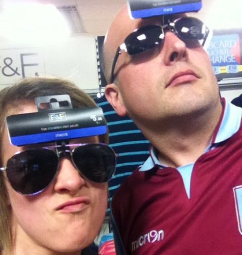 Season ticket holder for 2013/14 in the Holte End, married, 4 daughters, love rock music