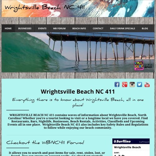 http://t.co/cFmpyXuGsN contains a complete business listing and much more. Everything important about Wrightsville Beach, N.C. on one site.