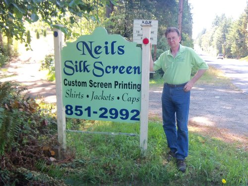 Neil's Silk Screen, owned and operated since 1976. Customized apparel, art, fast service, with wholesale prices. 253-851-2992. http://t.co/KpCJzmM5ca