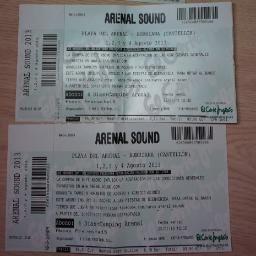 Abono Arenal Sound + Camping Arenal = 85€