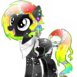 Yeah,I'm Spectral Night,Most ponies call me Spec. Last Crystal Pony Pegasus in all of Equestria.  (Multiverse RP.)