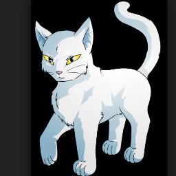 blazing white tom with hawk-like eyes. Theme- edge of death. Best Friends: @swiftflameshade @lights_of_flame @star_fireshine @sharp_thornclaw @dark_talons