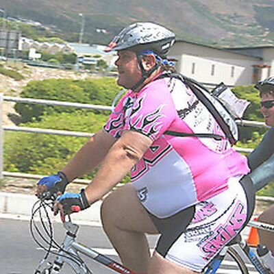 fat boy on bike