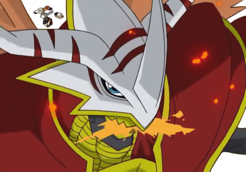 Im BurningGreymon one of the twenty legendary spirites My element is fire so dont make me angry.