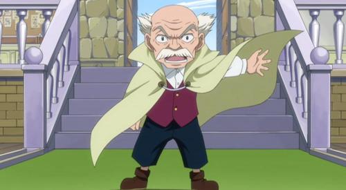 Makarov Dreyar Makarov Raises His Right Hand And Shouts Fairy Tail Makarov Dreyar Makarov Raises His Right Hand And Shouts Fairy Tail