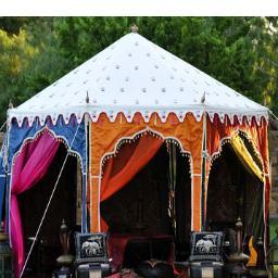 We are Indian Tents Manufacturers & Exporters, of high quality  Bespoke Tents, Cotton Canvas Tents, Medieval Pavilions and Marquees. Sangeeta International