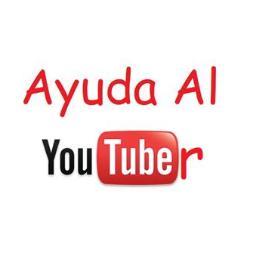 AyudaAlYoutuber's profile picture. Para dar a conocer tus vídeos, mencióname, y le haré RT. Si me lo pides, recomendaré tu canal.  

En un futuro diré mi canal.