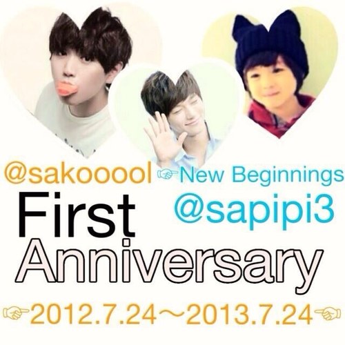 いっしゅうねん アカ移動します！ここも残します！ new @sapipi3 気軽にぽろしてくださいな〜（あきぽろしてね！）