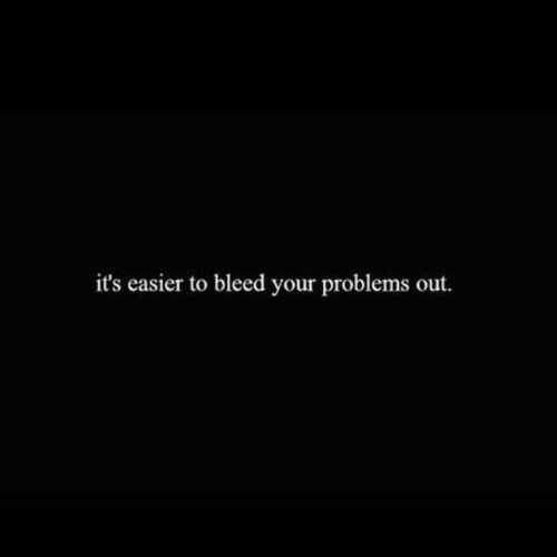 Secret account | depressed | self harm |  failure | not good enough |