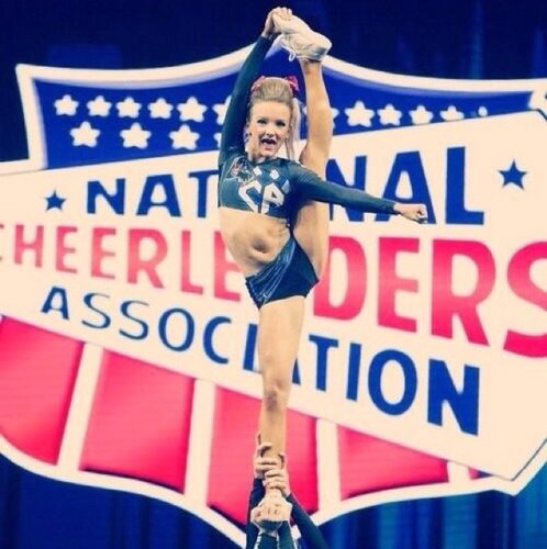 just two girls taking on the cheer world , one 8-count at time (: