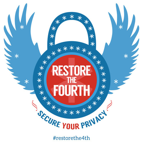Restore the Fourth (Savannah) is an organization in opposition to unconstitutional searches and seizures, particularly of internet, phone, and financial data.