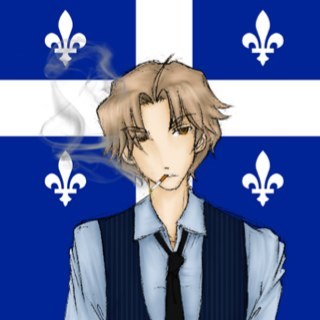 -sigh- Bonjour I represent Quebec, but i answer to Jean. Would you like a cigarette? Well too bad! #HetaliaRP