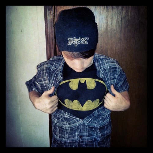 Im awesome....and i love bacon....BECAUSE IM BATMAN!!!!