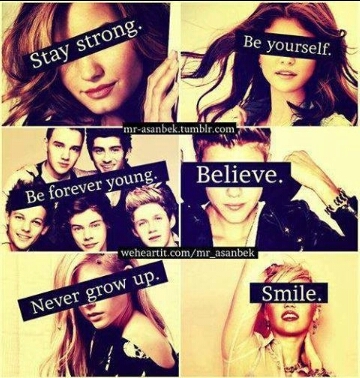 I am 15 and I love One Direction, Justin Bieber, Selena Gomez, and more... if you don't like me I really don't care :) have a great day