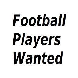 FOOTBALL PLAYERS WANTED!!! Play FOOTBALL inside a real pro football stadium! http://t.co/6tLhuCFeEw  for men & boys!