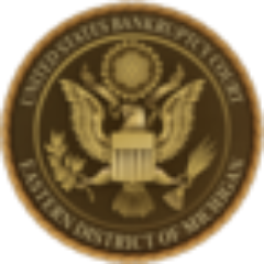 Official Twitter account for US Bankruptcy Court, Eastern District of Michigan. Content is for informational purposes, no legal advice provided on this site.