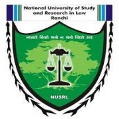 National University of Study and Research in Law,Ranchi