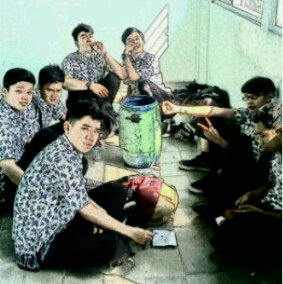 X-IPS 1 || keep calm || my Mother and Father God Blees You || Pasoepati Tribun barat