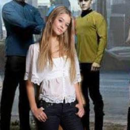 Captain Kirks 17 year old little sister the love of my life who stole my heart @WhizKidChekov my adopted daughter  @OnAStarship  /StarTrek/OC/18+/