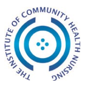 The Institute of Community Health Nursing is a professional and educational body in Ireland representing Community Nursing throughout the State.