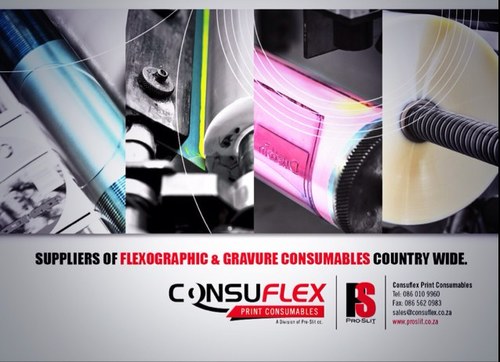 Lamination tape, BOPP films, wrap around and shrink films. UV varnishes and adhesives. Mounting tapes. Doctor blades. Dies and tooling. South Africa.