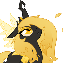 A changeling destined for great things. High ranks on magic and loyal to @QueenChryssi. (#MV Ponies RP.)