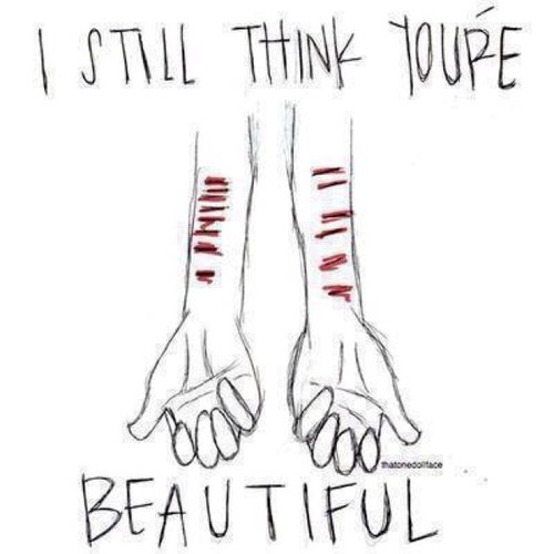 Female, bisexual, cutter, depression, 14, bolemic, ana, suicidal, schizophrenic, social anxiety, DM me if you need help, maybe i can make you be happy ❤