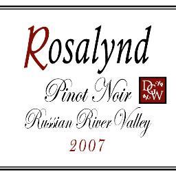 RosalyndWinery's profile picture. Rosalynd Winery produces by hand small lot pinot noir, chardonnay, and cabernet sauvignon wines.