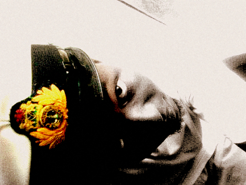 Never serious nor confused, jus straightup yong...