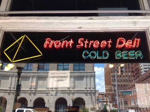 Front Street Deli 77 S. Front St Memphis TN
food and history in downtown Memphis