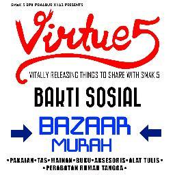 VITALLY RELEASING THINGS TO SHARE IN SMAK5. Bakti Sosial SMAK5 2013. BAZAAR MURAH 1-2 AGUSTUS 2013.