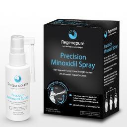 Introducing Regenepure Precision Minoxidil Spray: a revolutionary technique to battle hair loss and stimulate hair growth.