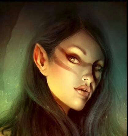A mysterious elf maiden. Her past is in shadow, her future is not yet wrought. #wotr941