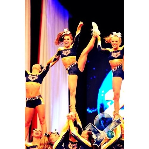 Ya know, just being a high school cheer princess. We run it. ✨