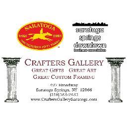 Crafters Gallery Great Art, Great Gifts, Great Framing
427 Broadway, Saratoga Springs, NY 12866
Email: info@craftersgallerysaratoga.com
(518) 583-2435