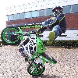 Professional freestyle motorbike stunt rider. Sponsored by          Kawasaki UK , Icon and the current no.1 rider in the UK.