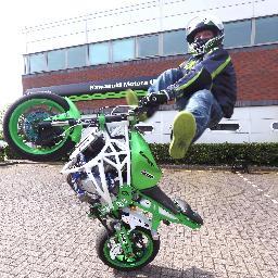 Professional freestyle motorbike stunt rider. Sponsored by          Kawasaki UK , Icon and the current no.1 rider in the UK.