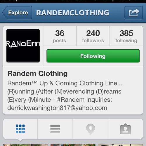 Randem™ Up & Coming Clothing Line... (R)unning (A)fter (N)everending (D)reams (E)very (M)inute - #Randem
LoveLifeLiveLarge - Marty